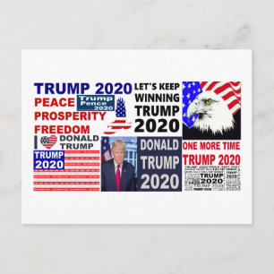 Postal Donald Trump 2020 Medley