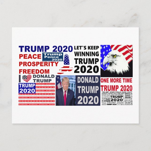 Postal Donald Trump 2020 Medley (Anverso)