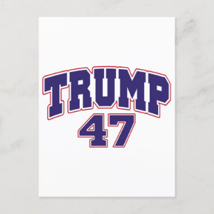 Postal Donald Trump 47