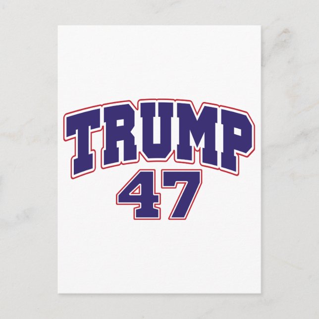 Postal Donald Trump 47 (Anverso)
