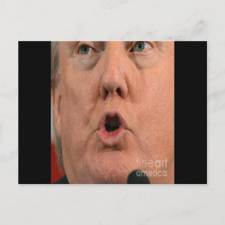 Postal Donald Trump boca