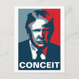 Postal Donald Trump CONCEIT