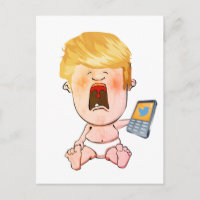 Donald Trump llorando bebé