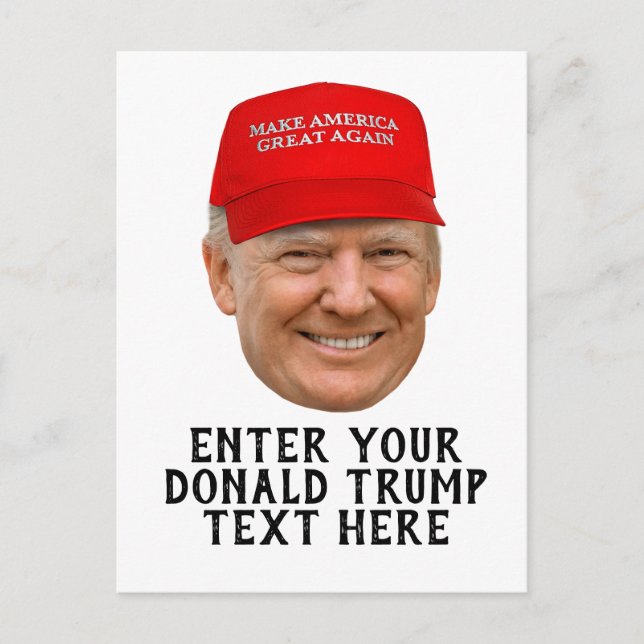 POSTAL DONALD TRUMP MAGA PERSONALIZADO (Anverso)