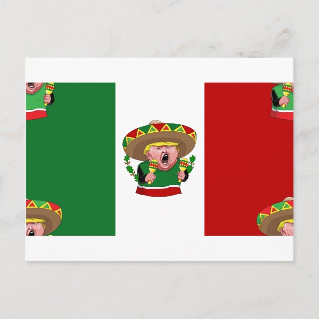 Postal donald trump mexicano (Anverso)