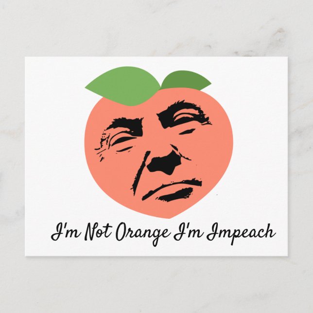 Postal Donald Trump No soy Naranja, soy impostora (Anverso)