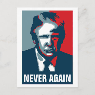 Postal Donald Trump NUNCA MÁS
