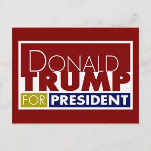 Postal Donald Trump para el presidente V1