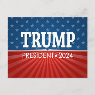 Postal Donald Trump - Presidente