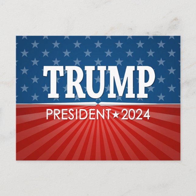 Postal Donald Trump - Presidente (Anverso)