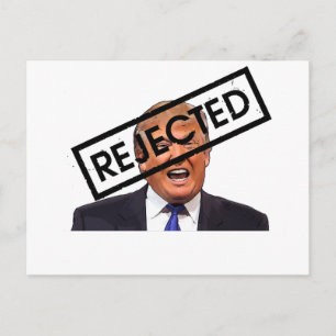 Postal Donald Trump: ¡¡RECHAZADO!!
