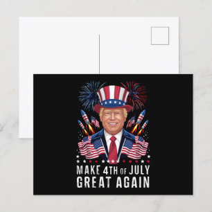 Postal Donald Trump Vuelve A Hacer Grande El 4 De Julio
