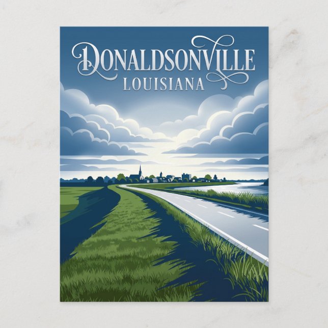 Postal Donaldsonville EE. UU. (Anverso)