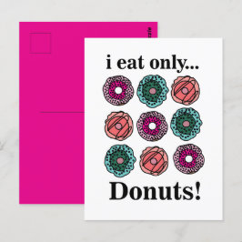 Postal Donas Yo Como Solo Donas