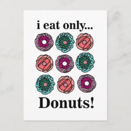 Postal Donas Yo Como Solo Donas