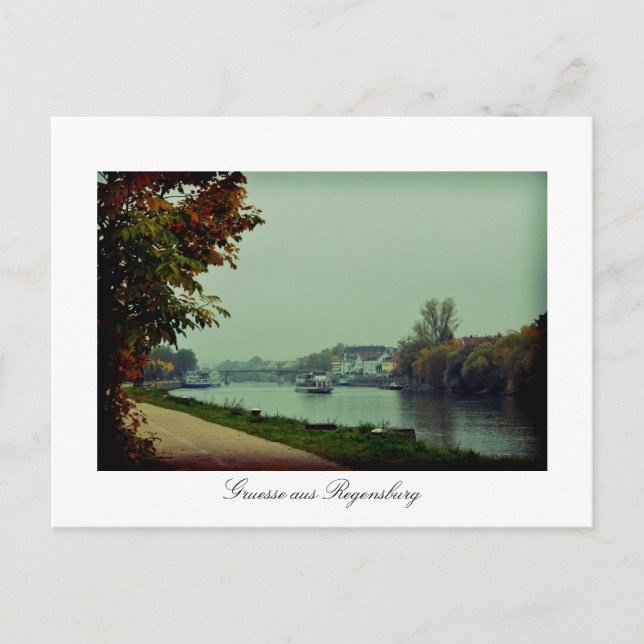 Postal Donau, Baviera, Alemania (Anverso)