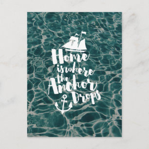 Postal Donde el ancla cae
