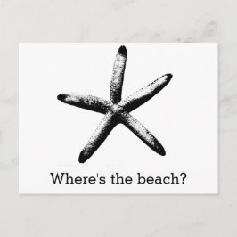 Postal ¿Dónde está la playa?