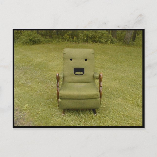 Postal Donde están las cosas cómodas (Anverso)