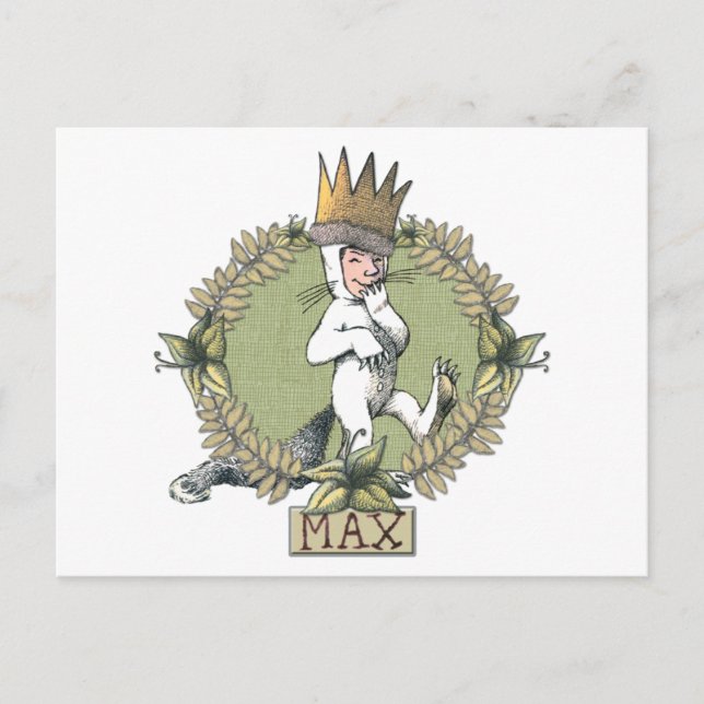 Postal Donde están las cosas salvajes | Insignia máxima (Anverso)