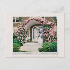 Postal Donde florecen las flores, también lo hace la espe