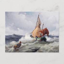 Postal Donde la naturaleza reina: Tormenta la capa marina