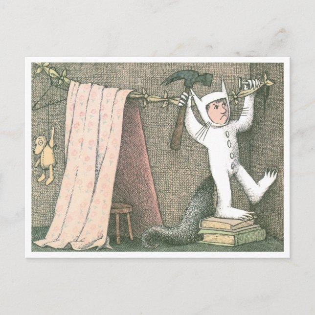 Postal Donde las cosas salvajes son | Escena 1 (Anverso)