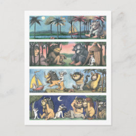 Postal Donde Las Cosas Salvajes Son Escenas