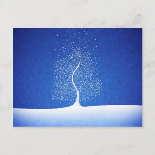 Postal Donde nacen copos de nieve