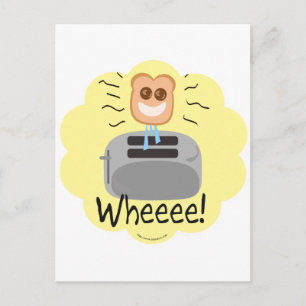 Postal ¡Donde sea! ¡Tostada feliz!