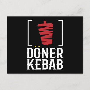Postal Döner Kebab Kebab Aperitivo para la asamblea rotis
