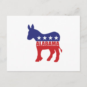 Postal Donkey demócrata de Alabama