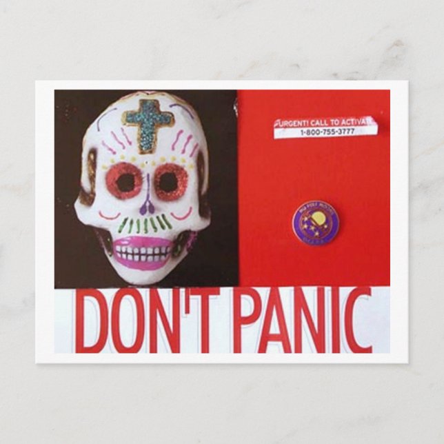 POSTAL DONT PANIC (Anverso)
