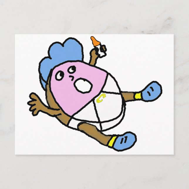 Postal Donut con sabor a bebé (Anverso)