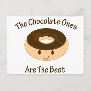 Postal Donut de chocolate