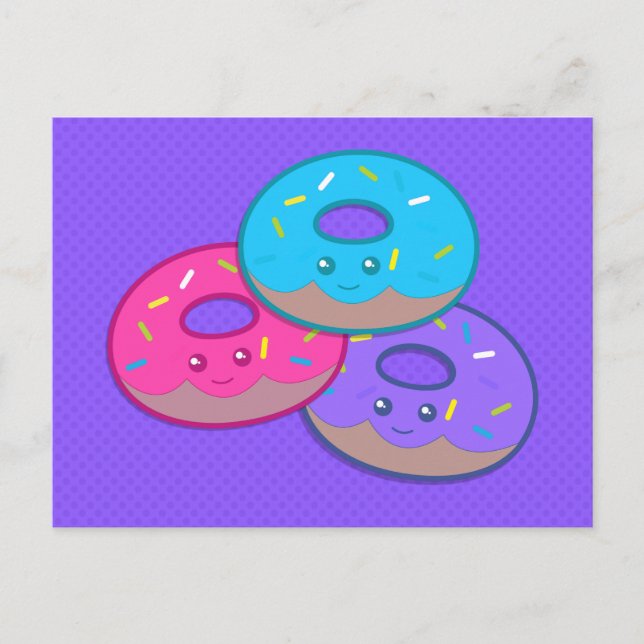 Postal Donut Fiesta (Anverso)