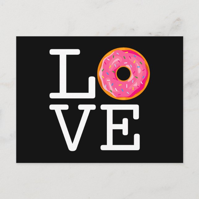 Postal Donut Love (Anverso)