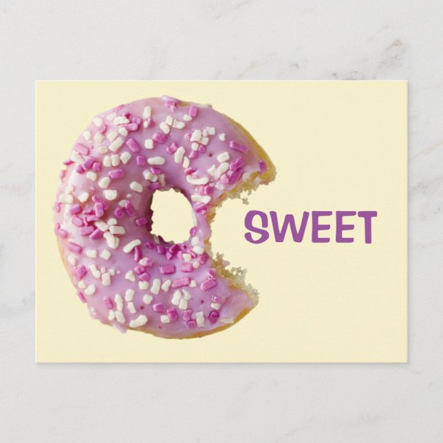 Postal Donut SWEET Glazed (Anverso)