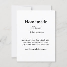 Postal Donuts caseros hechos con amor agregar sitio web d