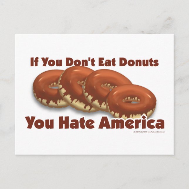 Postal Donuts Para Estados Unidos (Anverso)