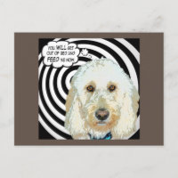 Doodle Days Comics Me Alimentan Postcard