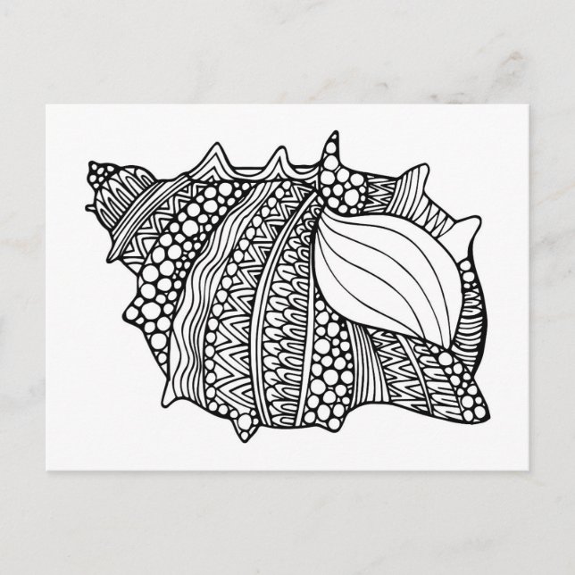 Postal Doodle inspirado (Anverso)