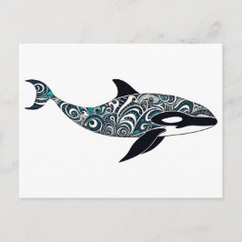 Postal Doodle Orca Pequeño
