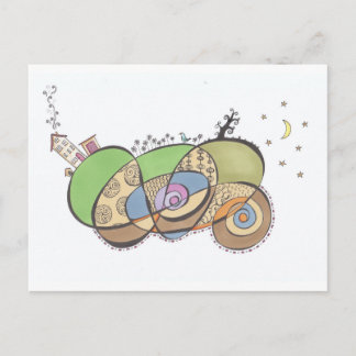 Postal Doodle Postcard