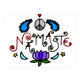 Postales Simbolo Paz Namaste - Tarjetas postales | Zazzle.es