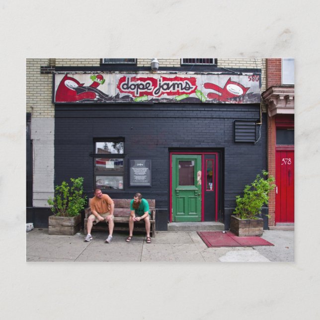 Postal Dope Jams Postcard (Anverso)