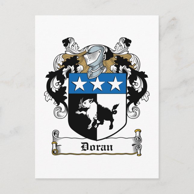 Postal Doran Family Crest (Anverso)
