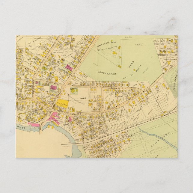 Postal Dorchester, Massachusetts 3 (Anverso)