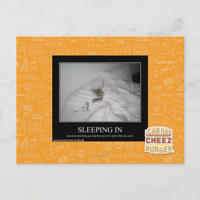 Postal Dormir adentro (Anverso)