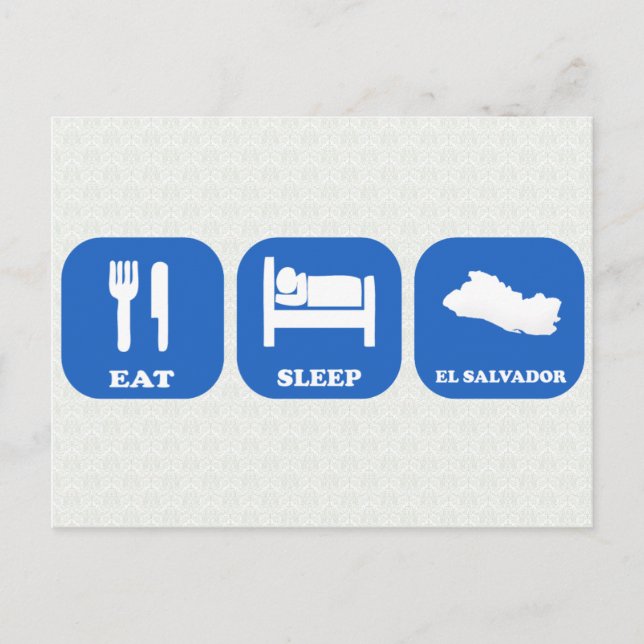 Postal Dormir El Salvador (Anverso)